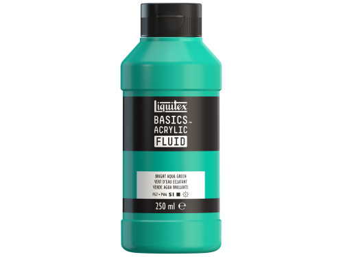 Farba akrylowa Basics Acrylic Fluid - Liquitex - 660, Bright Aqua Green, 250 ml