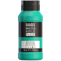 Basics Acrylic Fluid paint - Liquitex - 660, Bright Aqua Green, 118 ml
