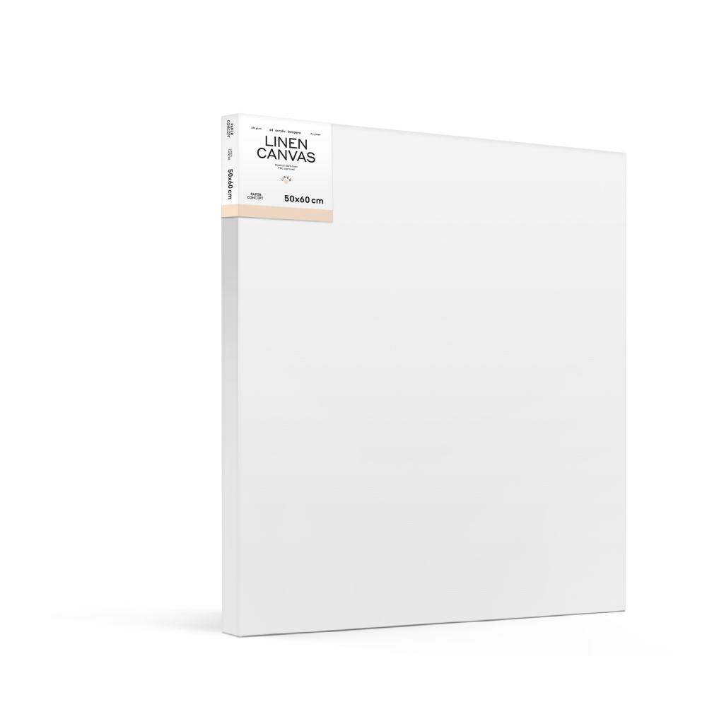 Stretched Linen canvas - PaperConcept - 50 x 60 cm
