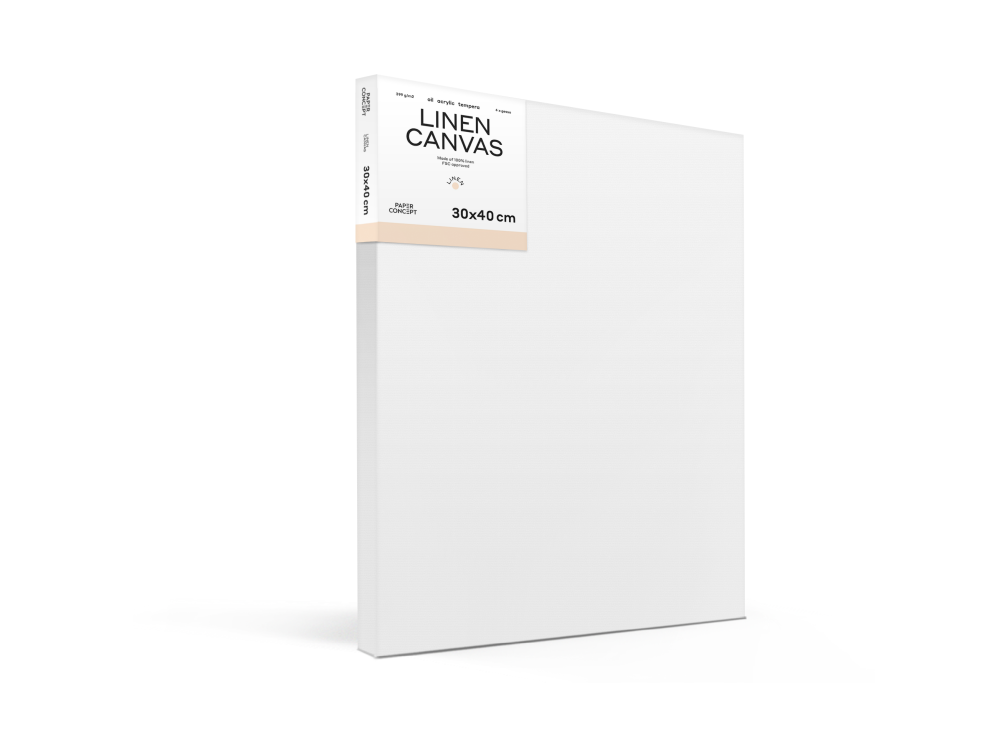 Stretched Linen canvas - PaperConcept - 30 x 40 cm