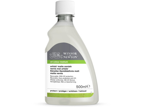 Werniks Artists' Matt Varnish - Winsor & Newton - matowy, 500 ml