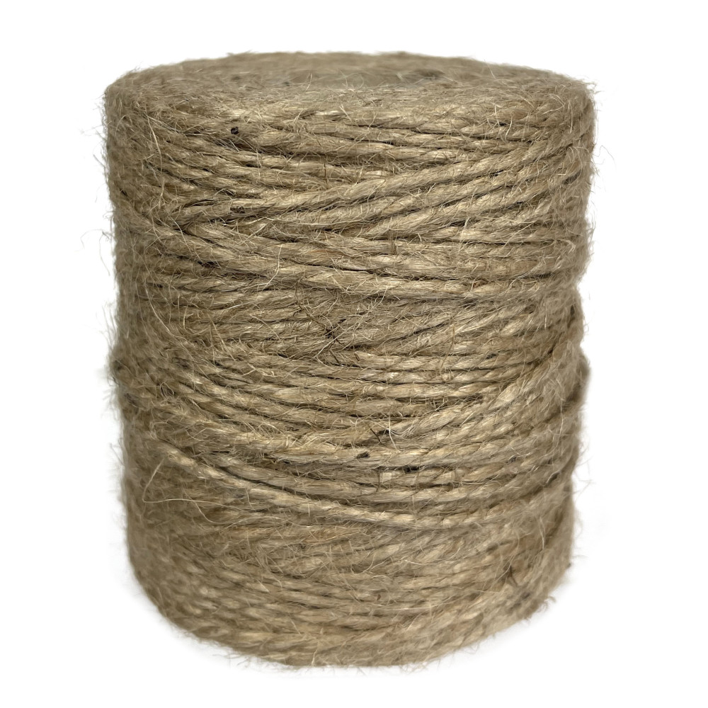 Jute natural cord - 2 mm, 0,25 kg, 120 m