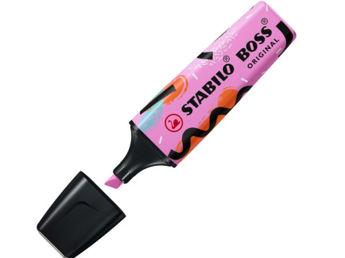Zakreślacz Boss Original Pastel Ju Schnee - Stabilo - 158, fuksja