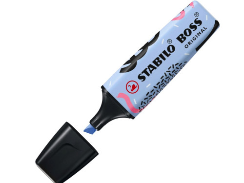 Zakreślacz Boss Original Pastel Ju Schnee - Stabilo - 111, niebieski