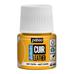 Farba do skór Setacolor Cuir Leather - Pébéo - 03, Sunflower Yellow, 45 ml
