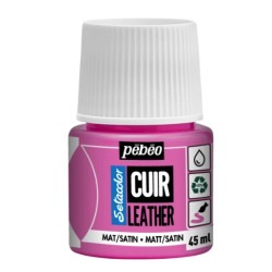 Setacolor Cuir Leather paint - Pébéo - 08, Candy Pink, 45 ml