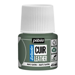 Farba do skór Setacolor Cuir Leather - Pébéo - 15, Matcha Green, 45 ml