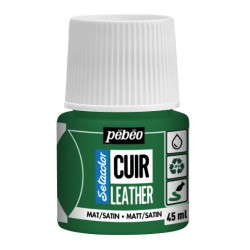 Setacolor Cuir Leather paint - Pébéo - 16, Cactus Green, 45 ml