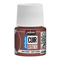 Setacolor Cuir Leather paint - Pébéo - 20, Terracotta, 45 ml