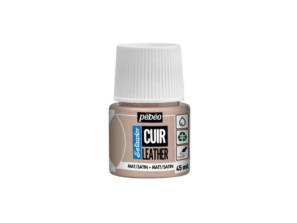 Setacolor Cuir Leather paint - Pébéo - 21, Taupe, 45 ml