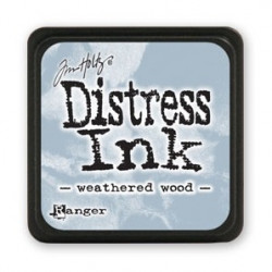 Mini Distress Ink - Poduszka z tuszem - Ranger - Weathered Wood