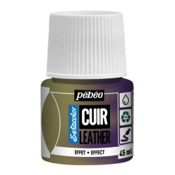 Setacolor Cuir Leather paint - Pébéo - 44, Duochrome Yellow/Violet, 45 ml