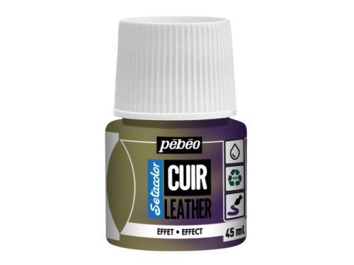 Farba do skór Setacolor Cuir Leather - Pébéo - 44, Duochrome Yellow/Violet, 45 ml