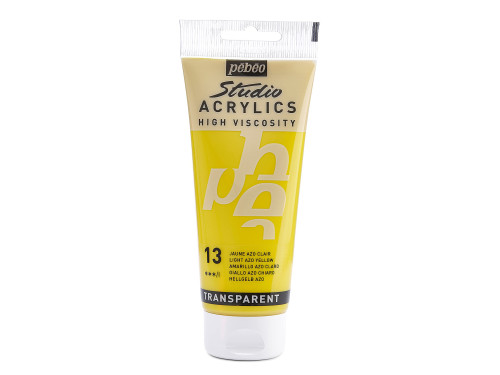 Farba akrylowa Studio Acrylics - Pébéo - 13, Light Azo Yellow, 100 ml