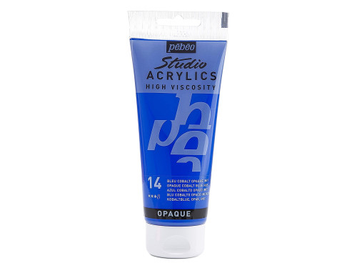 Farba akrylowa Studio Acrylics - Pébéo - 14, Cobalt Blue Hue, 100 ml