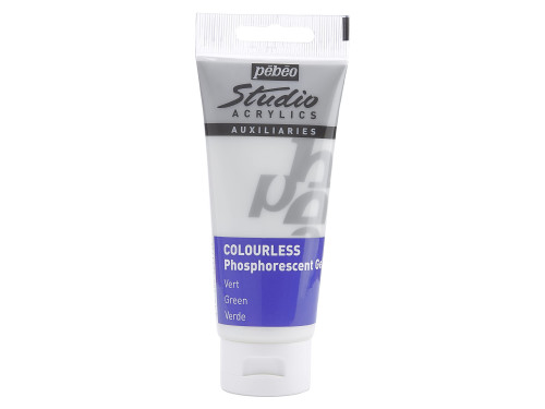 Phosphorescent Gel Studio Acrylics - Pébéo - Colourless, 100 ml