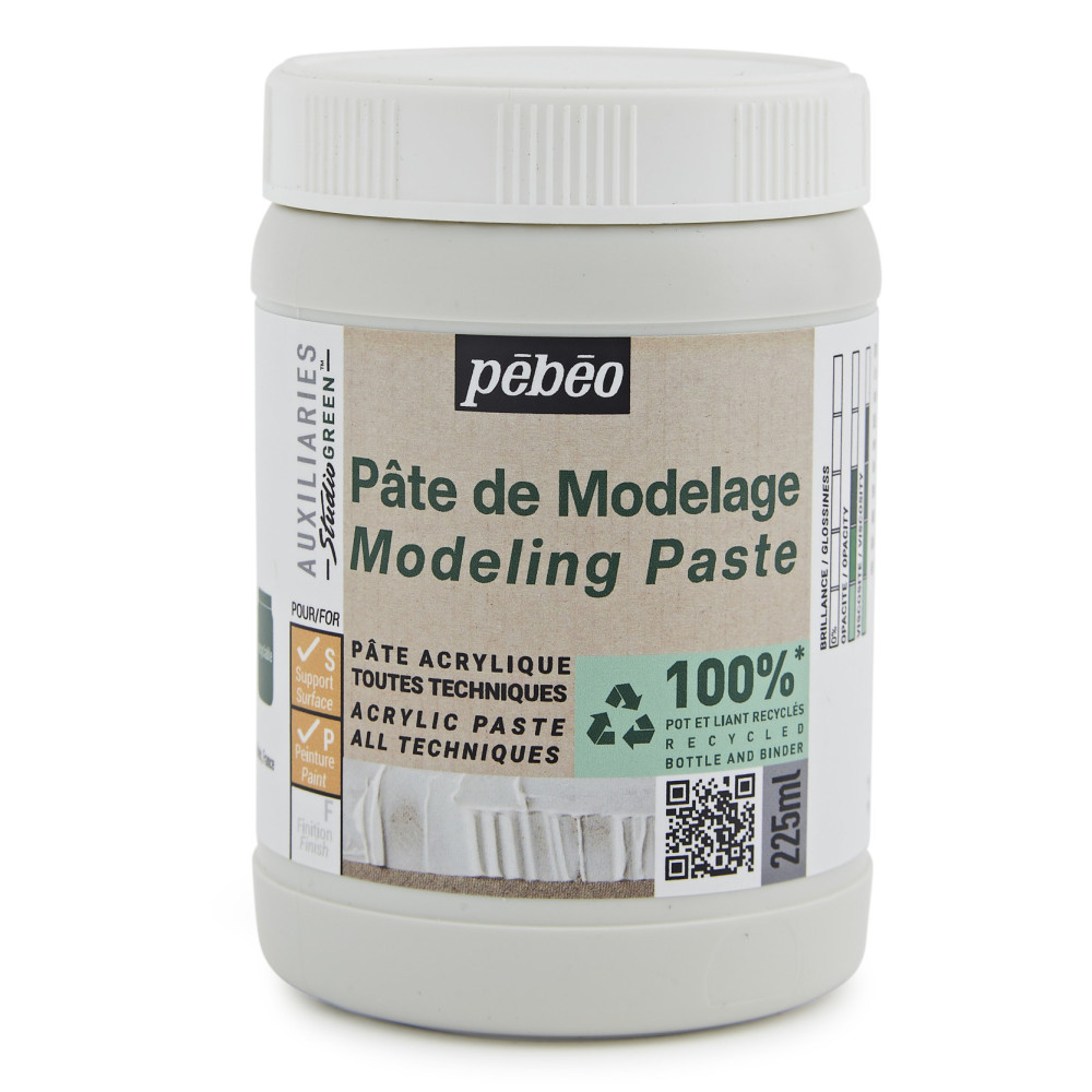 Pasta modelująca Modeling Paste Studio Green - Pébéo - 225 ml