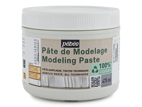 Pasta modelująca Modeling Paste Studio Green - Pébéo - 475 ml