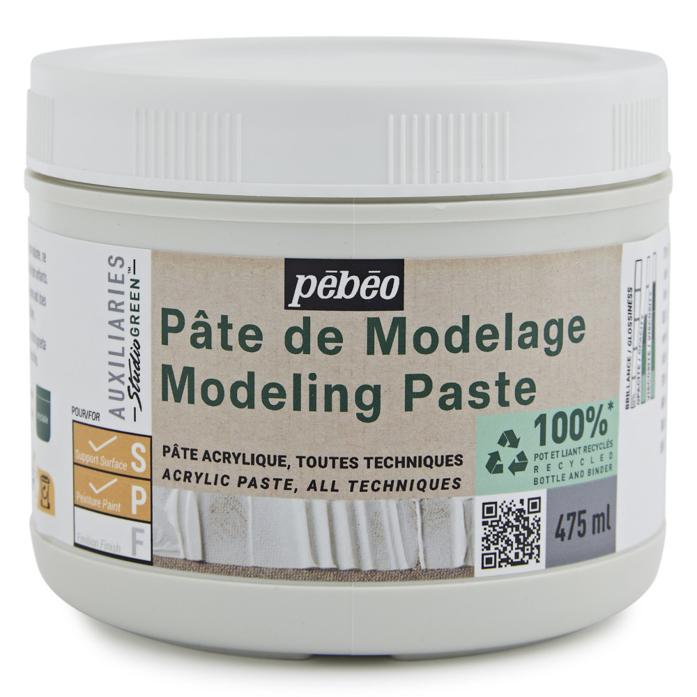 Modeling Paste Studio Green - Pébéo - 475 ml