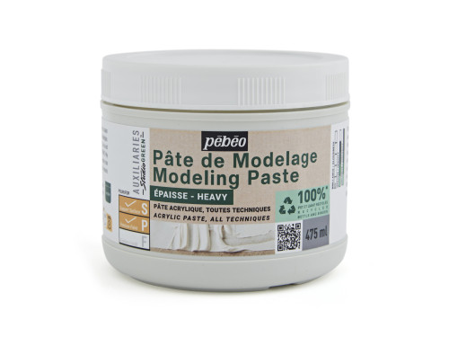 Pasta modelująca Modeling Paste Studio Green - Pébéo - gęsta, 475 ml