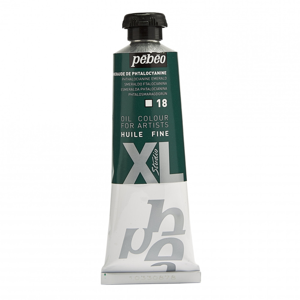 Farba olejna Studio XL - Pébéo - 18, Phthalocyanine Emerald, 37 ml