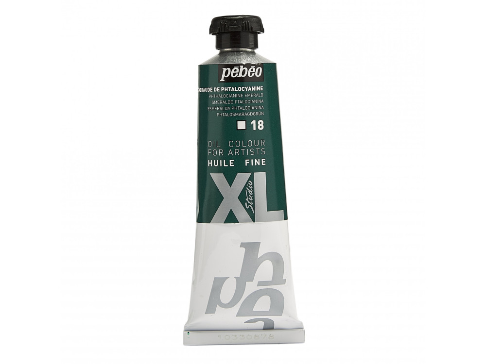 Farba olejna Studio XL - Pébéo - 18, Phthalocyanine Emerald, 37 ml