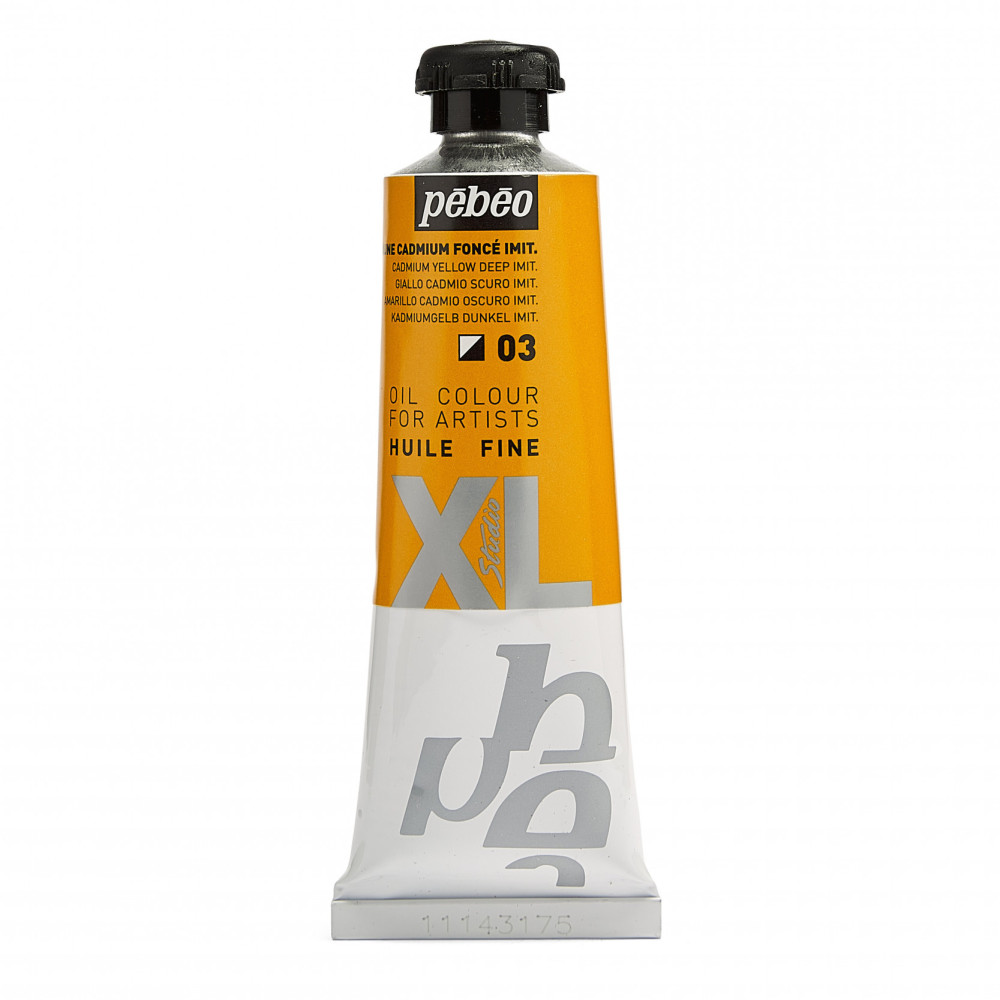 Farba olejna Studio XL - Pébéo - 03, Cadmium Yellow Deep Hue, 37 ml