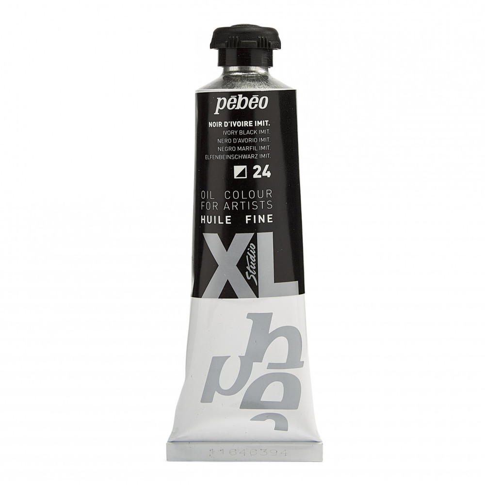 Farba olejna Studio XL - Pébéo - 24, Ivory Black Hue, 37 ml