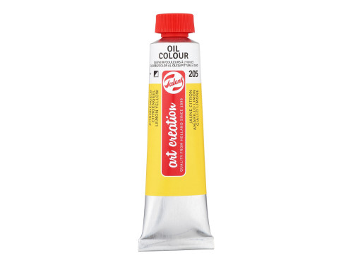 Farba olejna - Talens Art Creation - 205, Lemon Yellow, 40 ml