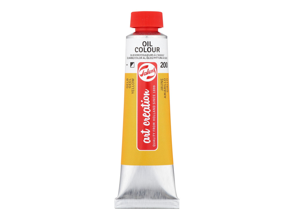Oil colour paint - Talens Art Creation - 200, Yellow, 40 ml