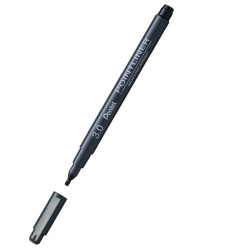 Cienkopis kalibrowany Pointliner - Pentel - czarny, 3 mm