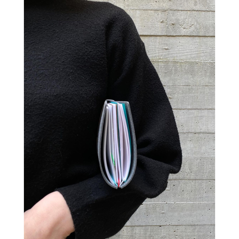 Log notebook refills - mishmash - Watercolour, Pink, 12 x 22 cm, 64 pages