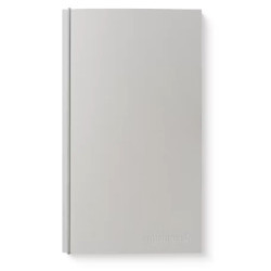 Log notebook refills - mishmash - Watercolour, Light Grey, 12 x 22 cm, 64 pages