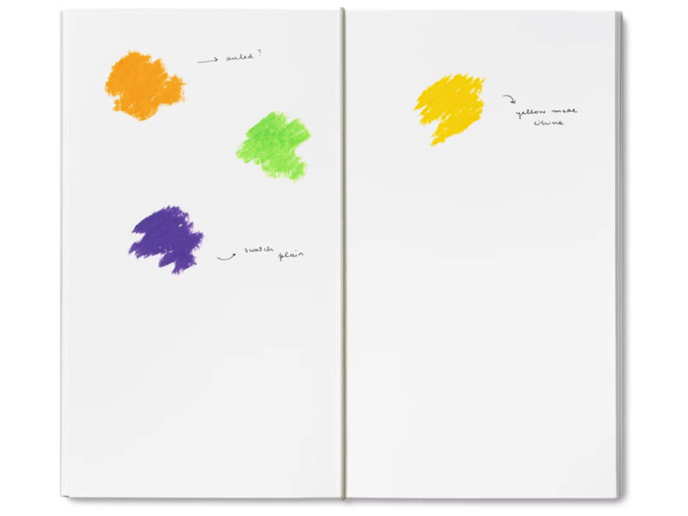 Wkład do notesu Log - mishmash - Watercolour, Light Grey, 12 x 22 cm, 64 strony