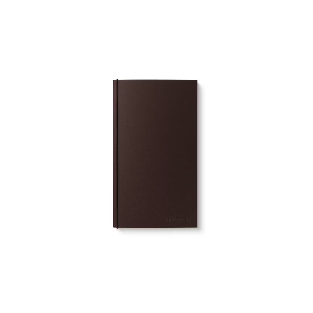 Wkład do notesu Log - mishmash - Undated Planner, Brown, 12 x 22 cm, 64 strony