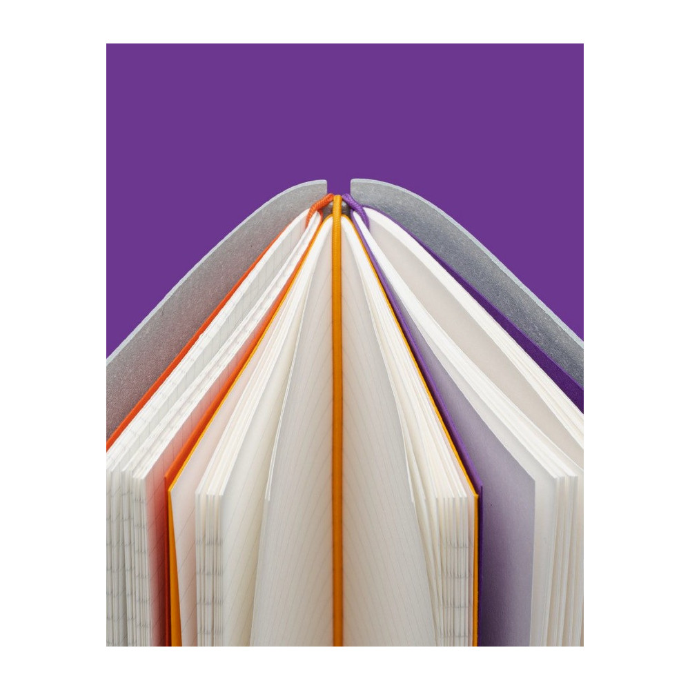 Log notebook refills - mishmash - Squared, Orange, 12 x 22 cm, 64 pages