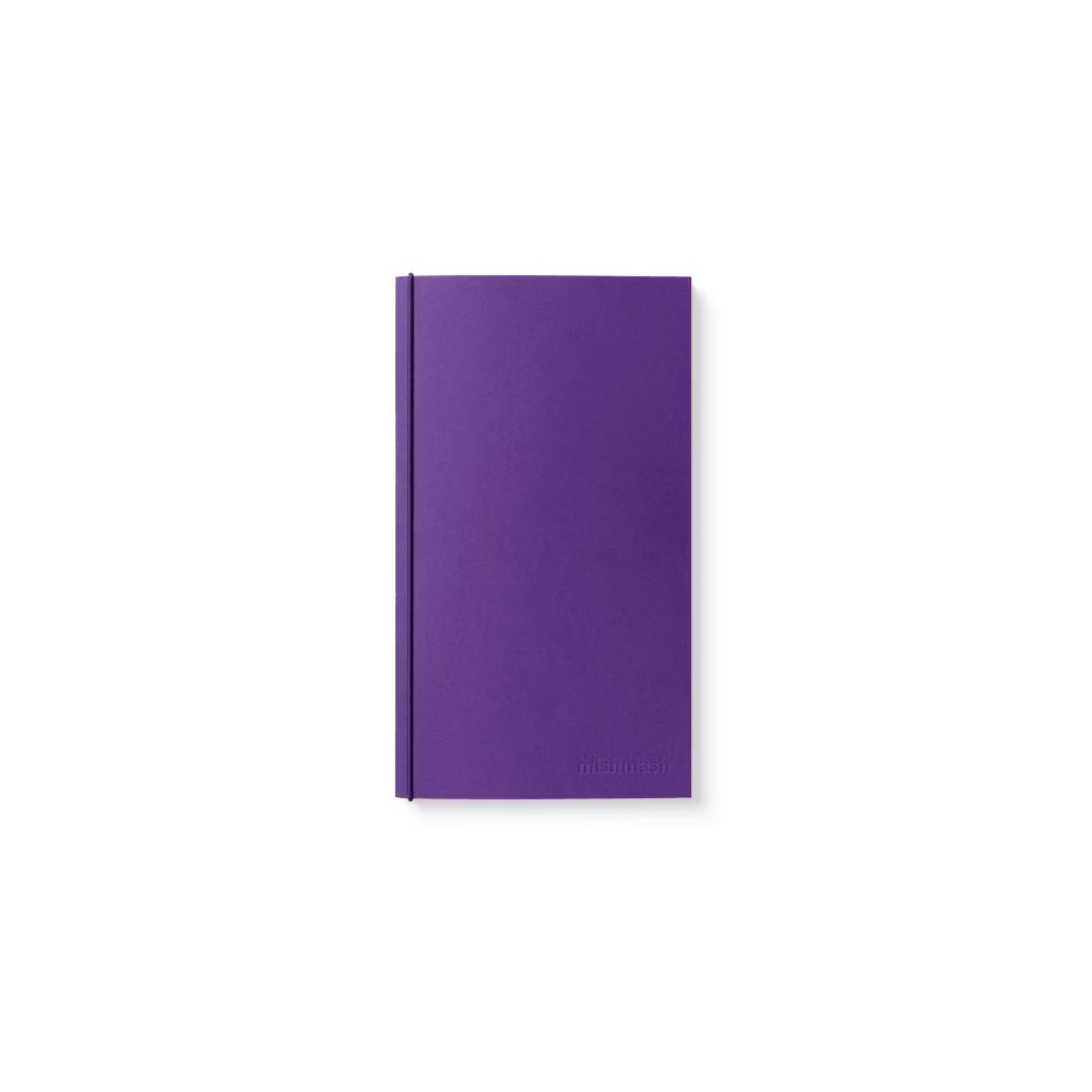 Wkład do notesu Log - mishmash - Plain, Purple, 12 x 22 cm, 64 strony