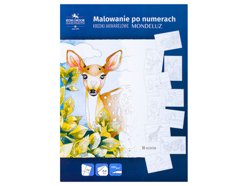 Zestaw do malowania po numerach - Koh-I-Noor - Zwierzęta