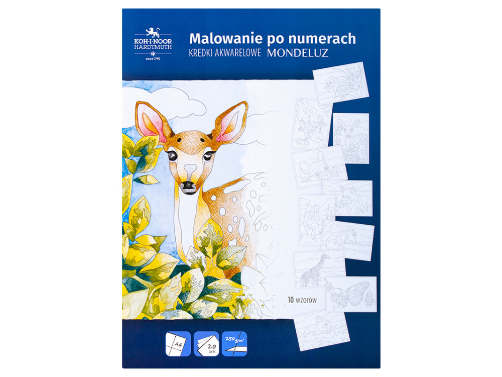 Set for painting by numbers - Koh-I-Noor - Animals