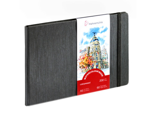 Watercolour Book - Hahnemühle - cold pressed, A5, 200 g, 60 pages