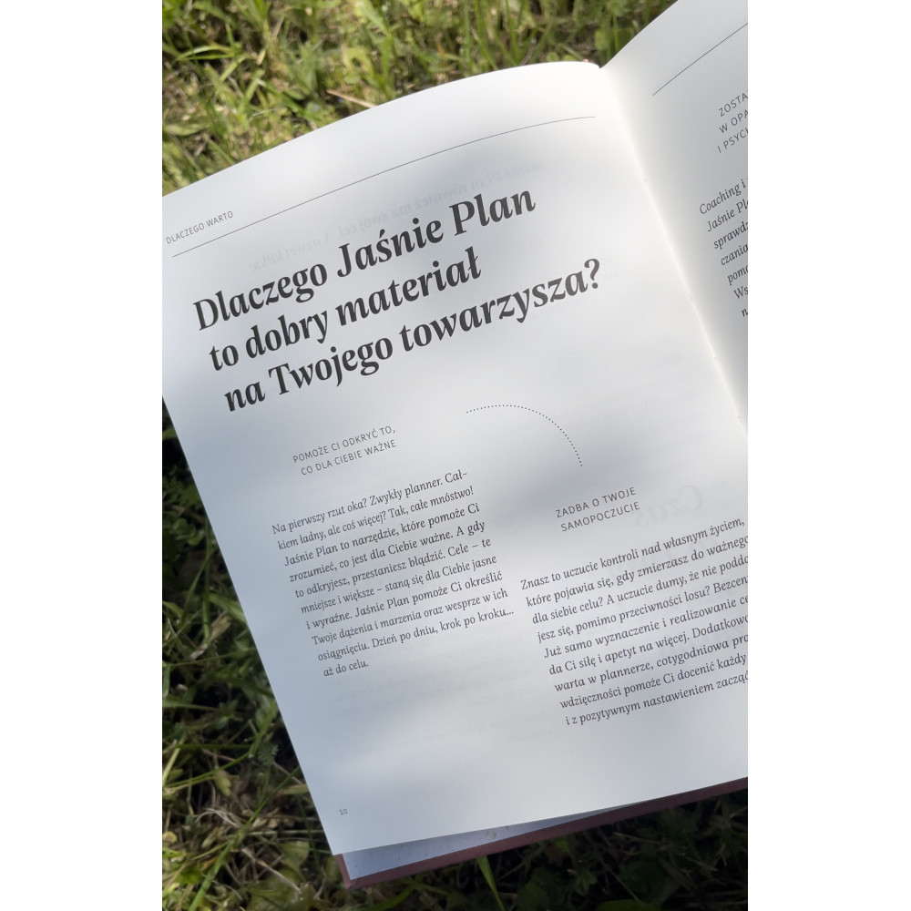 Jaśnie Plan – Planer Różowy
