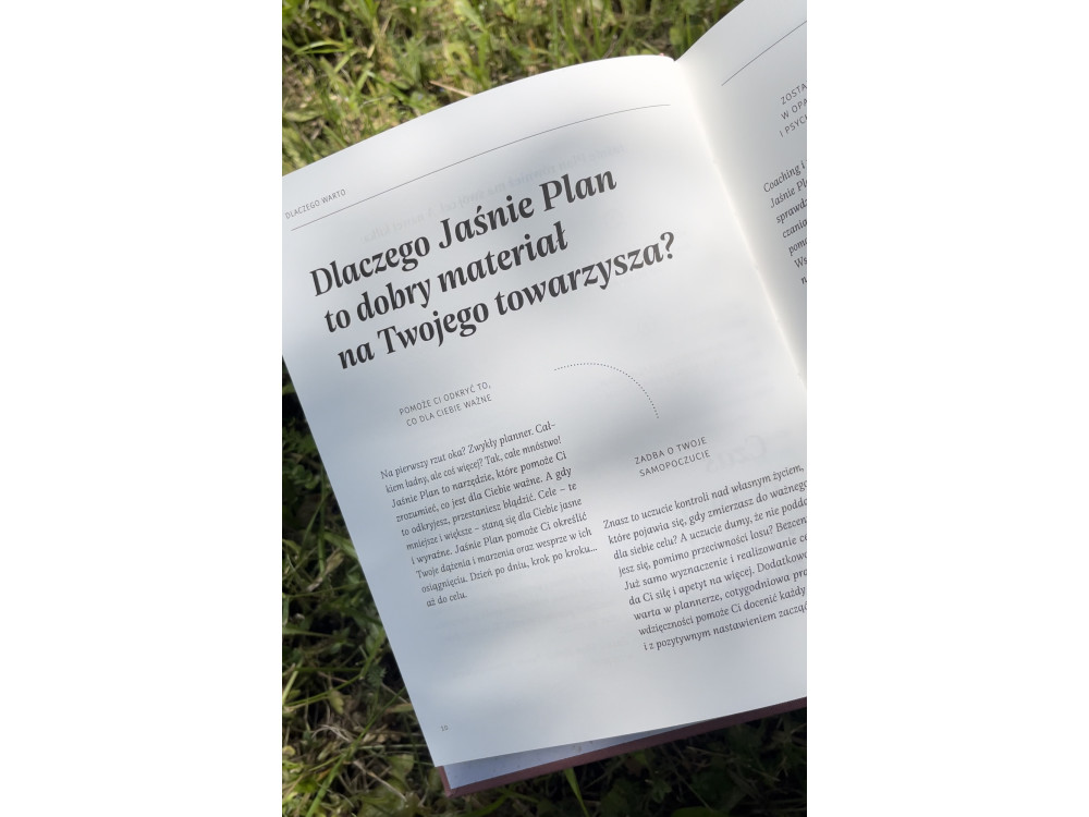Jaśnie Plan – Planer Różowy