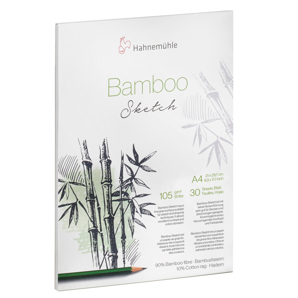 Bamboo Sketch paper - Hahnemühle - A4, 105 g, 30 sheets