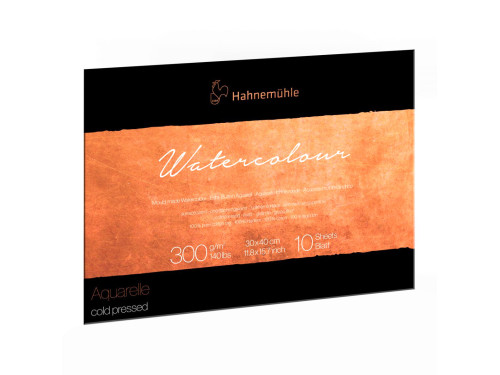 Blok do akwareli The Collection - Hahnemühle - cold pressed, 30 x 40 cm, 300 g, 10 ark.