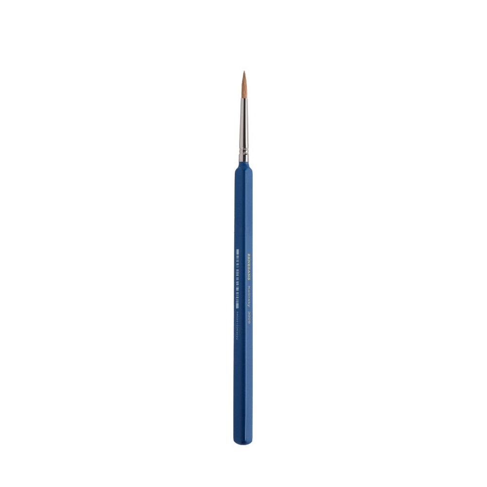 Natural Kolinsky brush, 3009 series - Renesans - short handle, no. 5