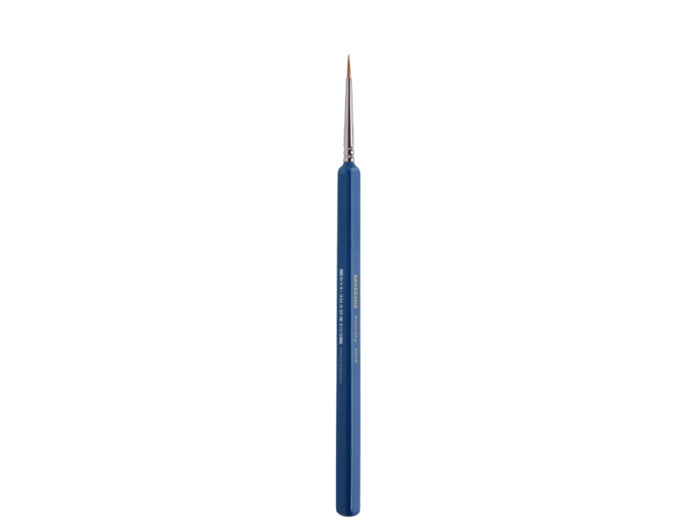Natural Kolinsky brush, 3009 series - Renesans - short handle, no. 4/0
