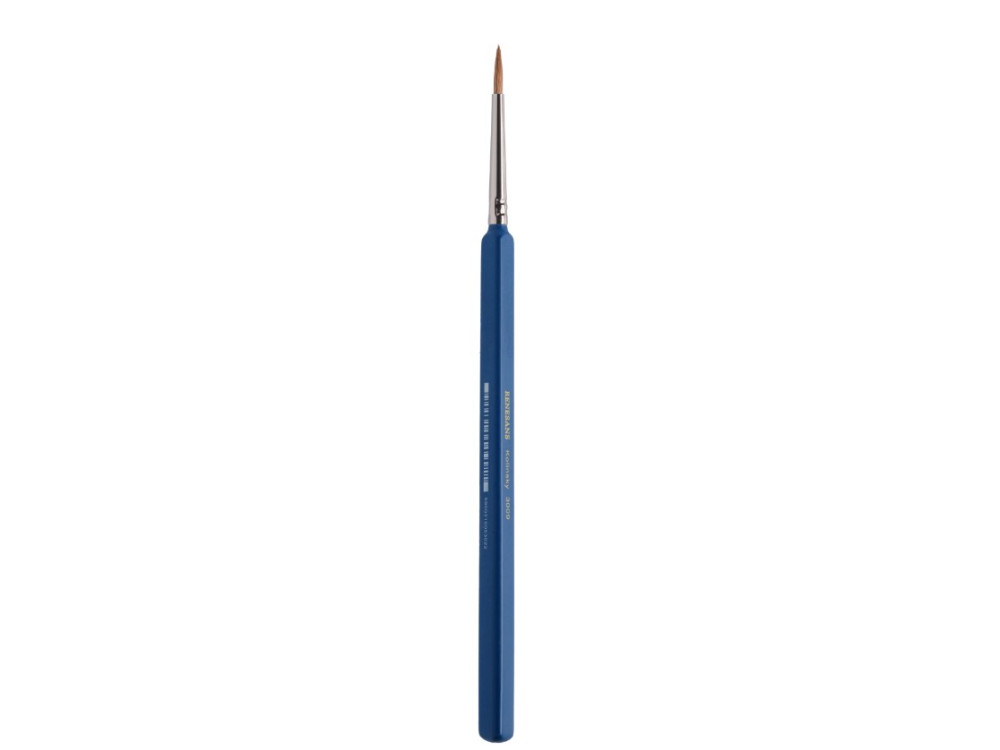Natural Kolinsky brush, 3009 series - Renesans - short handle, no. 2