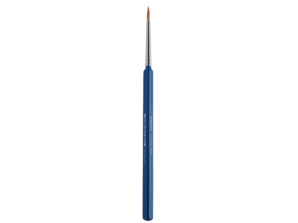 Natural Kolinsky brush, 3009 series - Renesans - short handle, no. 1