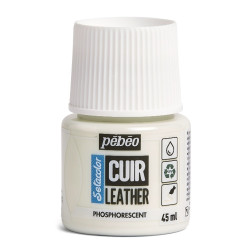Farba do skór Setacolor Cuir Leather - Pébéo - 49, Phosphorescent, 45 ml