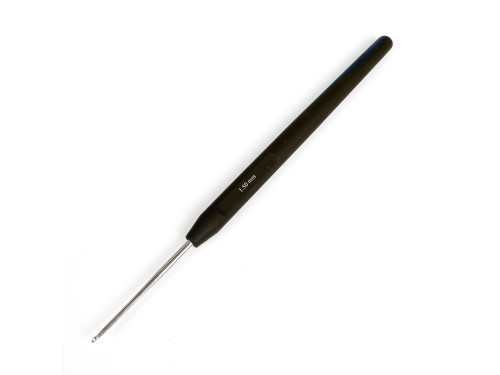 Crochet hook with handle - Rico Design - black, 1,5 mm